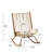 Atziry Outdoor 2-Piece PE Rattan Conversation Set With Acacia Wood Top & Cushions-125318574