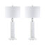 Ensemble de lampes de table transparentes 32 "Gino
