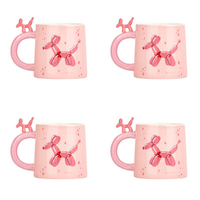 10 Strawberry Street Balloon Dog Mug,