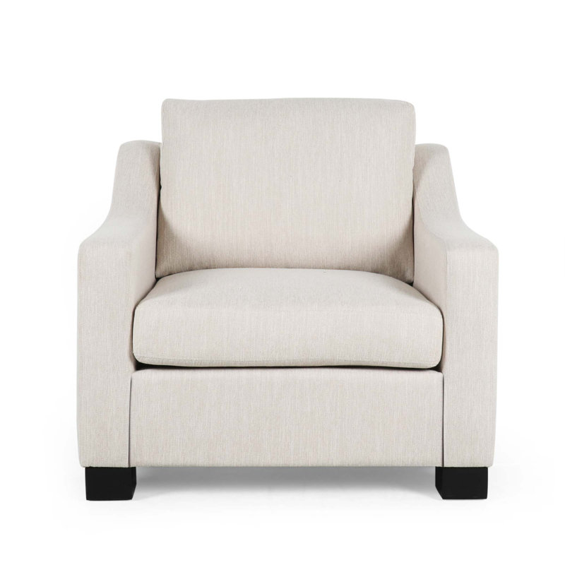 Fauteuil en polyester 85,73 cm Latitude Run, 100 % polyester beige