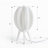 Wavy 16.5" Modern Contemporary Plant-Based PLA 3D Printed Dimmable LED Table Lamp-277406431-277406430