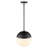 Martina 1-Light Dimmable Metal and Glass Pendant with Adjustable Height-86771896-86771887