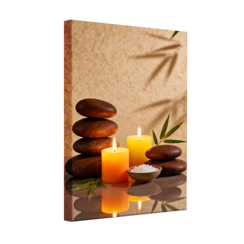 Bain et lessive Calm Stones Candles, H 30 po x l 20 po