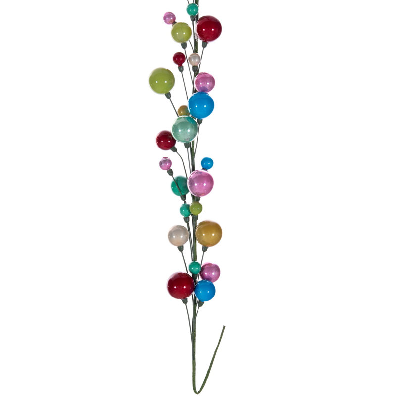 Guirlande Vickerman 6 pi, Rouge / orange / vert / bleu / blanc / rose