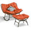 Chaise berçante avec coussins et repose-pieds Hadjer-1657783990