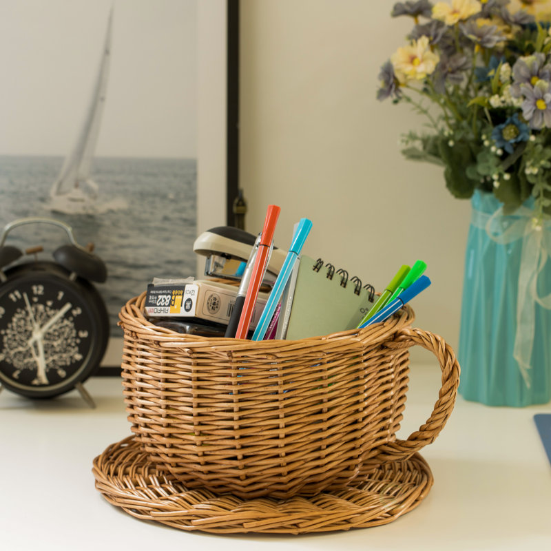 Bay Isle Home™ Wicker Decorative Basket