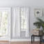 Paire de rideaux avec passe-tringle Kress, blanc-388499057