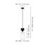 Monterey Single Light Glass Dimmable Pendant