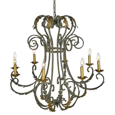Lustre empire de style bougie à 8 lumières Florance