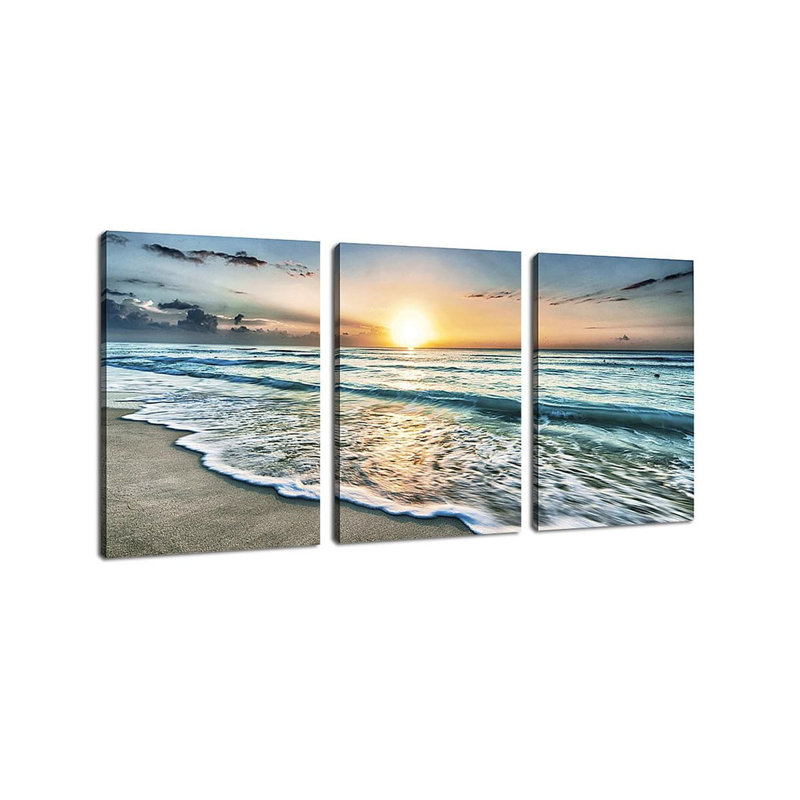 3 Piece Wrapped Canvas Print, 40 cm H x 30 cm W
