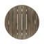 Table d'appoint d'extérieur 16 po en bois d'acacia, finition grise-1529223029