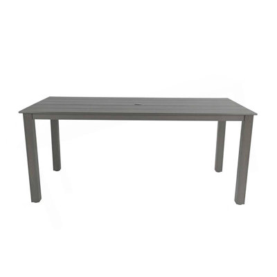 68.9-Inch Simple High-Quality Dining Table For Outdoor Picnics & Patio Casual Meals,HIPS Material