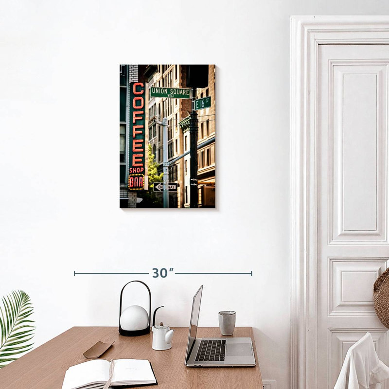 Sireci Union Square Coffee, 24" H x 16" W