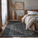 Modern Black And Cream Geometric Area Rug