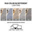 Tapis lavable antidérapant à rayures bohémiennes délavées-22133798