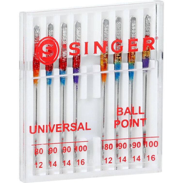 SINGER Size 90/14 Universal Ball Point Sewing Machine Needles (5 Pack)