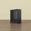 Armoire de rangement multimédia 4 portes en verre