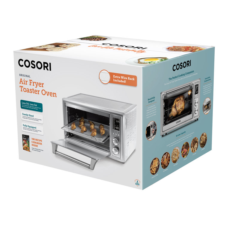 Cosori 12-in-1 30Qt Stainless Steel Air Fryer Toaster Oven with