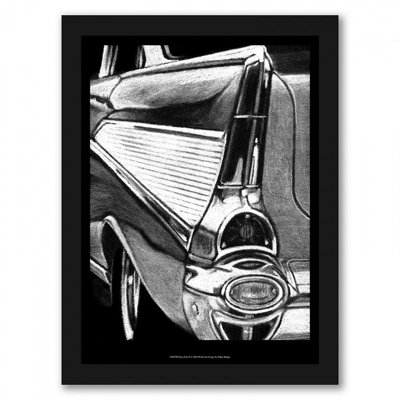 Retro Fins I 1 Piece Painting on Canvas
