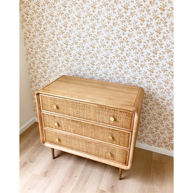 Aariana Solid Wood 3 -Drawer Accent Chest