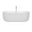 Juliette 67'' x 32'' Freestanding Soaking Acrylic Bathtub with Faucet-23113225