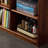 Light luxury black walnut bookcase