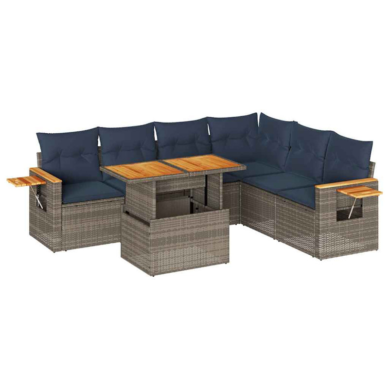62cm Wide Patio Sofa with Cushions
