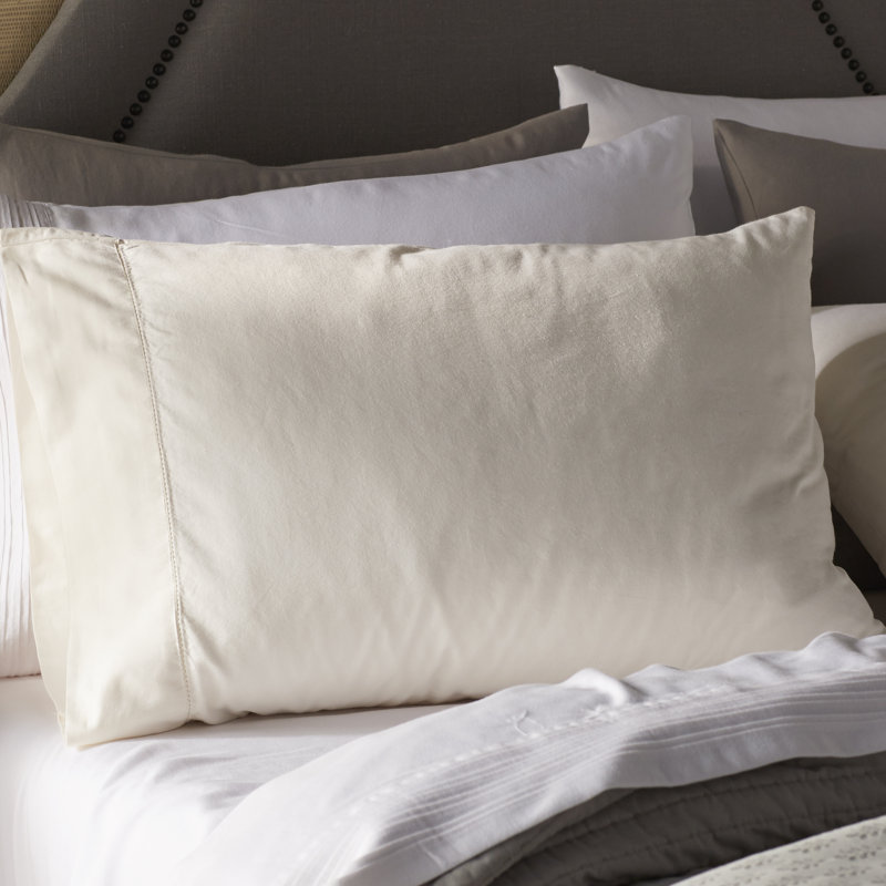 Brenson 100% Cotton Solid Colour Sheet Set, King, Ivory