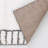 Inaya Modern Striped Plush Tufted Shag Machine Washable 2 Piece Bathroom Rug Set-110091914-110091917