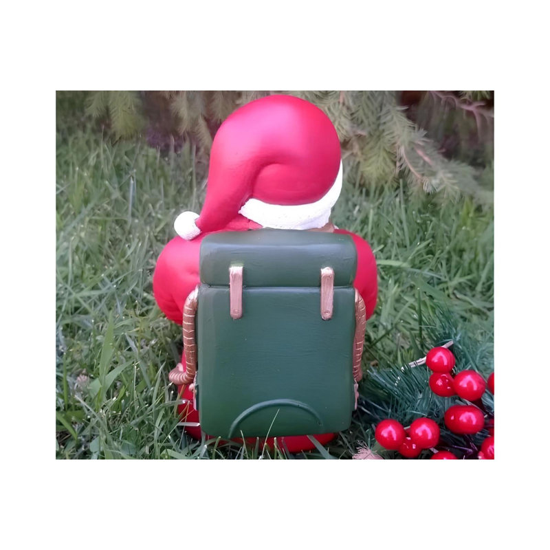 Decorative Object, 11cm H x 8cm W x 10cm D, Red