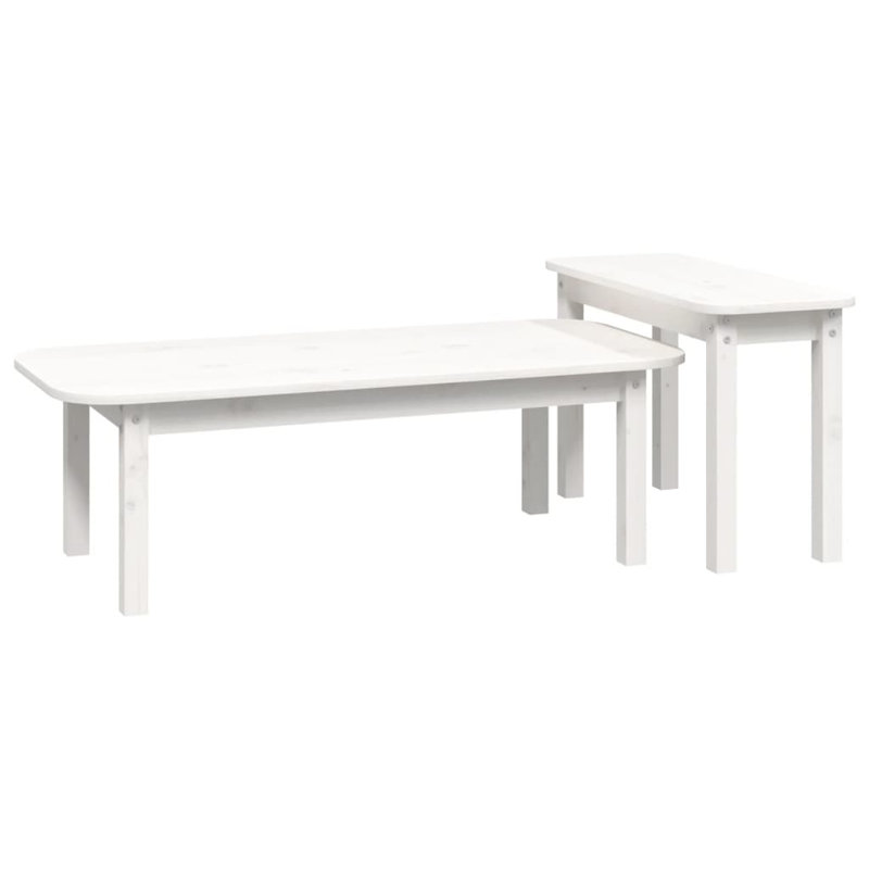 Alliyah Coffee Table, White