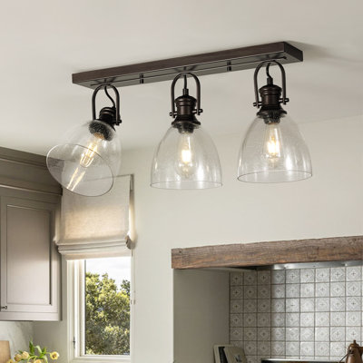 Plafonnier semi-encastré 3 lumières
