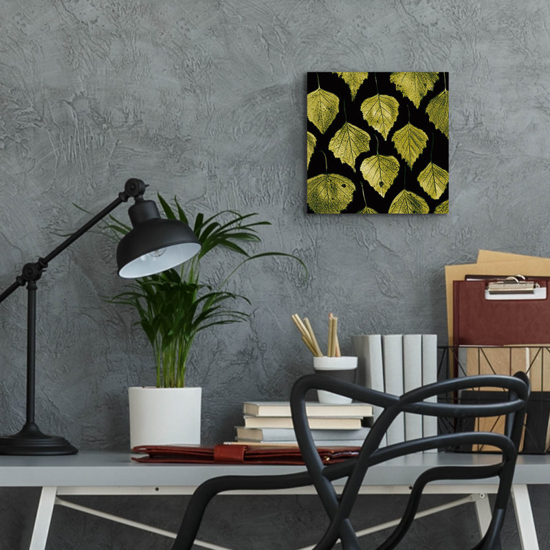 «Green Leaves» par PhotoINC Studio, H 12 po x l 12 po x P 0,13 po
