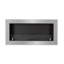 OneConcept 110cm W Silver Bio-Ethanol Fireplace Insert