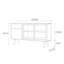 Buffet moderne en verre de style nordique