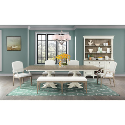 Barrentine Extendable Double Pedestal Dining Set