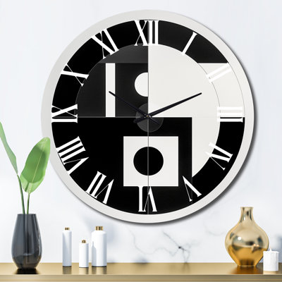 Horloge murale en métal