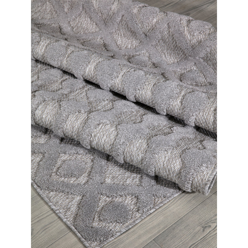 Raysor Geometric Shapes Machine Made Indoor / Outdoor Area Rug, Rectangle 200 x 290cm