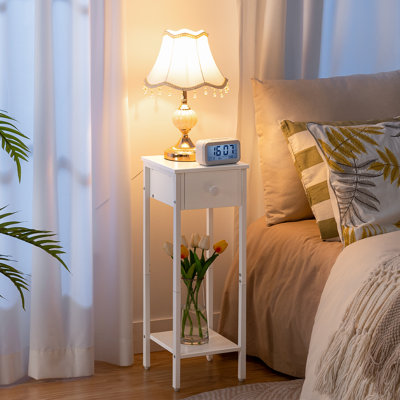 Slim Side Tables With Drawer