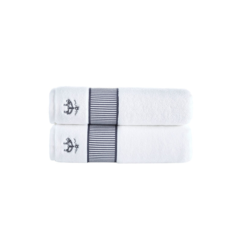 Serviette de bain en coton turc, Anthracite