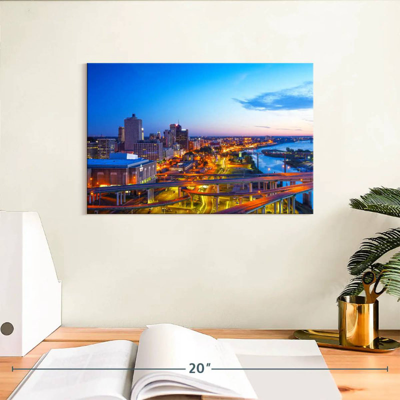 Senne Memphis Highways, 8" H x 12" W