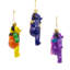 Ornement de Noël en verre Kurt Adler, Grateful Dead Bears, (paquet de 3)