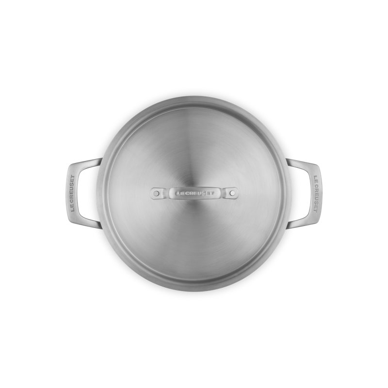 Le Creuset Essential Stainless Steel Deep Round Stockpot, 6.25 Qt.