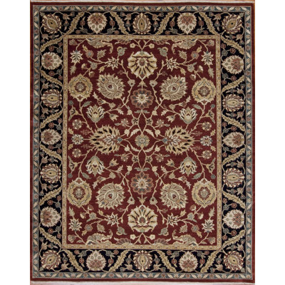Mahal Hand Knotted Wool Area Rug
