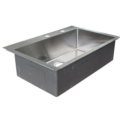 Vector Stainless Steel 34" L x 23" W Dual Mount Kitchen Sink