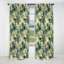 Lignes tropicales motif tropical II - Rideau floral - Rideau occultant floral - 1 panneau-107534871