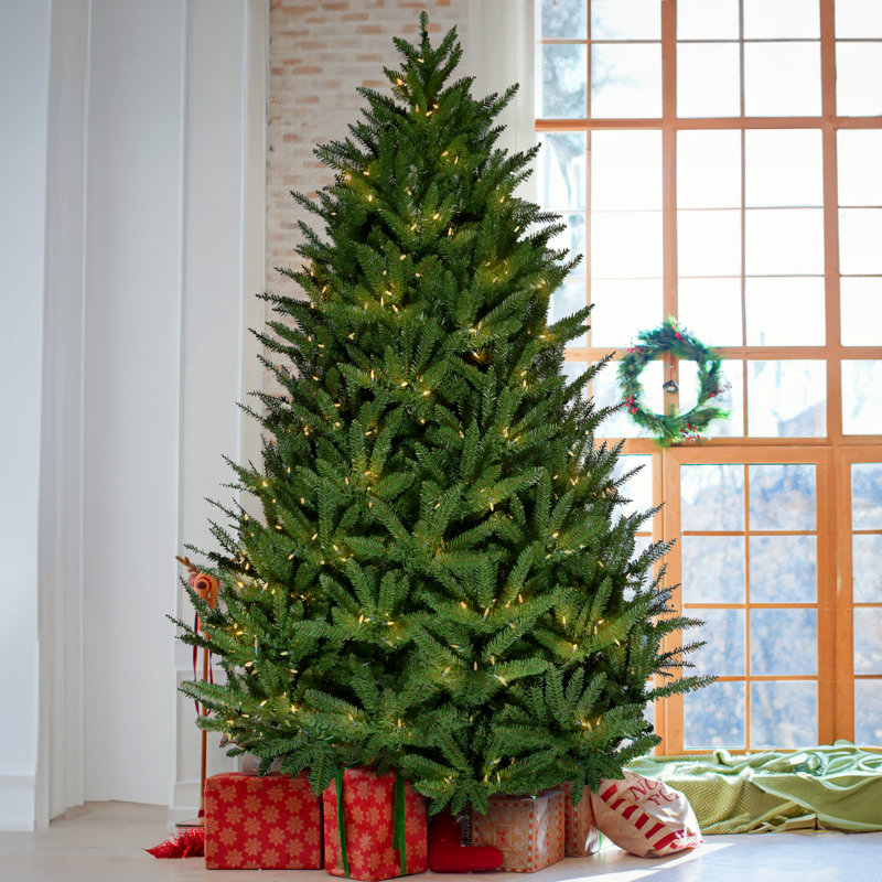 Centerville Pine Lighted Artificial Pine Christmas Tree, 9' H