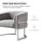 Rosetta Glam Armchair With Metal Legs-2000868416