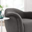 Fauteuil pivotant en velours Compose Performance-105239524
