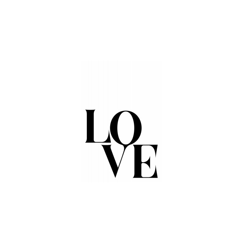 Love, 50.8 cm H x 76.2 cm W